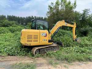 Mini-excavatrice d'occasion pour usage domestique Caterpillar 305.5E, excavatrice hydraulique compacte de 5 tonnes avec accessoire tarière - Product Image 5