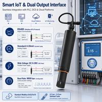 Sensor Turbiditas Submersible RS485 Modbus 4-20mA ISO7027 Probe Meter Turbiditas Kualitas Air Optik Digital untuk Pabrik Pengolahan Limbah