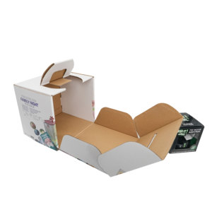 Caja de vino rígida roja de lujo personalizada al por mayor con asa de cinta y lámina dorada para juegos de regalo de Navidad - Product Image 5