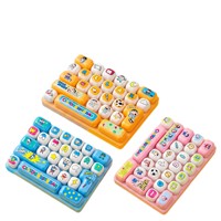 Crayon Shin-chan – Porte-clés anti-stress en plastique, jouet à presser en silicone, breloque créative pour sac à dos de bureau, gadget anti-stress