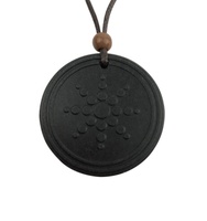 Livraison gratuite, Offre Spéciale Pendentif en pierre volcanique à énergie solaire, anti-radiation, pour la santé, logo personnalisé offert