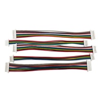 Konektor JST SH 1.0mm Pitch 2-16Pin Male Female dengan Kabel Silikon 30AWG untuk FPV Drone RC Custom Wire Harness