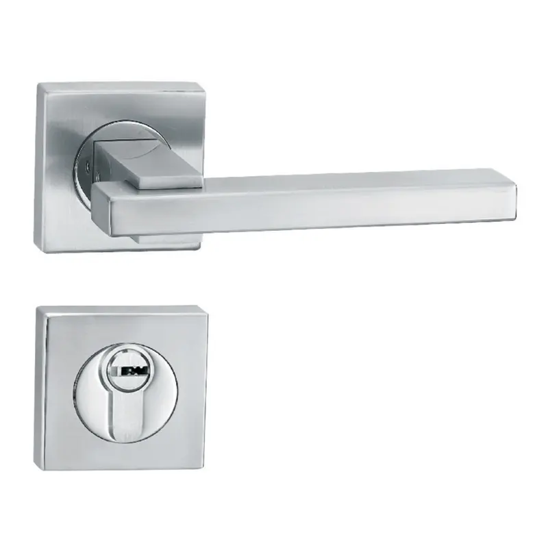 Seeyesdoor modern quality Doors Hardware Zinc Alloy Security Silent Door Handle set Locks