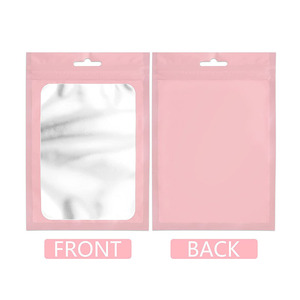 Custom Logo Food Grade Resealable Smell Proof Transparent Zipper Mylar Packaging Plastic Bag <strong>Pouch</strong> - Product Image 4