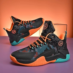 Chaussures de sport respirantes en maille tricotée pour homme, grande taille, collection automne 2025, avec semelle intermédiaire antidérapante, pour jeunes et adultes - Product Image 3