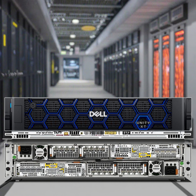 UNITY XT680 4*1.8T 8*32GB FC for EMC Unity XT380 XT480 XT680 XT880 Hybrid Flash All Flash Storage Emc Powermax