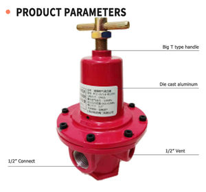 Sıcak satış <span class=keywords><strong>Jumbo</strong></span> 2.8kpa akış <span class=keywords><strong>Lpg</strong></span> gaz basınç göstergesi regülatörü - Product Image 2