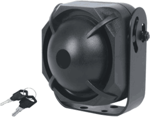 HC-BS31 <span class=keywords><strong>IP</strong></span> ABS Alarma con sensor de movimiento y batería de respaldo, sonido de ladrido, bocina, color negro, alcance de detección de 50-100m, compatible con la aplicación Tuya, fácil instalación - Product Image 1