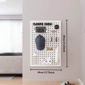 En gros Panneau perforé mural en métal pour l'affichage et le rangement d'outils et de matériel universel - Product Image 1