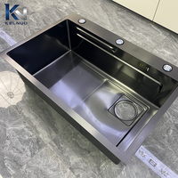 Évier de cuisine encastrable moderne en acier inoxydable finition miroir, fourni directement par le fabricant (OEM)