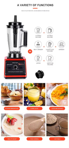 Licuadora de Alta Velocidad 3L 3 en 1, Máquina para Hacer Smoothies, Velocidad Variable, 5+ Velocidades, Trituradora de Hielo para el Hogar - Product Image 4