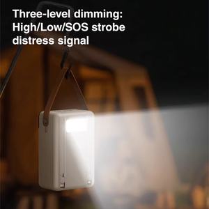 Power Bank kapasitas besar 2025 trendi 80000mAh kabel ganda 3 input Display LED pegangan kulit aman tahan lama untuk perjalanan - Product Image 4