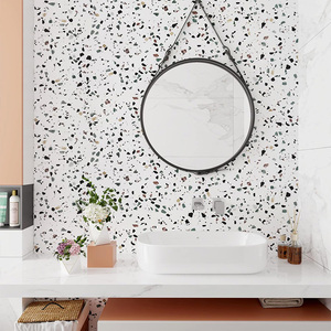 PVC 3D <span class=keywords><strong>terrazzo</strong></span> contact <span class=keywords><strong>papier</strong></span> peler et coller étanche maison <span class=keywords><strong>papier</strong></span> <span class=keywords><strong>peint</strong></span> décoratif auto-adhésif vinyle rouleau pour cuisine salle de bain - Product Image 1
