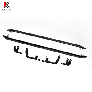 Marchepieds latéraux, barres latérales en acier noir mat, accessoires extérieurs de voiture, kit carrosserie, <span class=keywords><strong>Ford</strong></span> <span class=keywords><strong>Transit</strong></span> <span class=keywords><strong>Custom</strong></span> 2013-2023, fourgon - Product Image 2