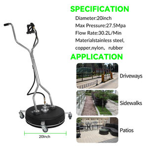 20-дюймовая роторная насадка для мойки высокого давления 4000 фунтов на кв. дюйм, поворотная, ручная, для очистки бетонных поверхностей - Product Image 5