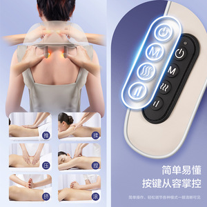 Chigo Neck Massager White Type C Rechargeable Wireless Portable For Home And Office Use - Product Image 2