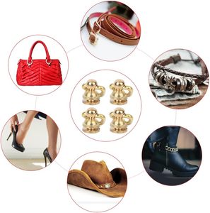 Clous métalliques rotatifs à rivets pour la décoration de sacs, ceintures, bracelets, chaussures, bottes et sacs à main - Product Image 4