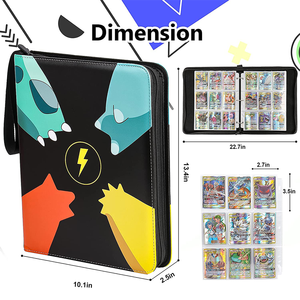 Carpeta de tarjetas de intercambio para Pokemon, 9 agarres, 900 bolsillos, <span class=keywords><strong>mapa</strong></span>, oferta - Product Image 6