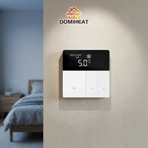 <b>Smart</b> <b>WiFi</b> Thermostat with Touchscreen OLED Display Slider Design App & Voice Control for Home & Universal Use - Product Image 3