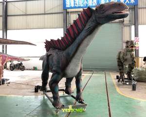 Dinosaurio Artificial de Silicona y Goma, <span class=keywords><strong>Amargasaurus</strong></span> Animatrónico para Exhibición en Parque Jurásico - Product Image 3