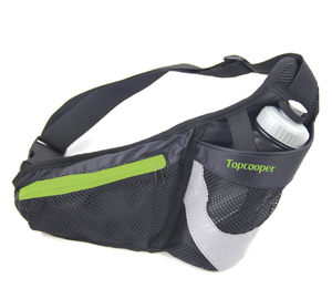 Riñonera unisex para deportes al aire libre, riñonera de nailon, soporte para botella de agua, correr, caminar, senderismo, cinturón de viaje con logotipo personalizable - Product Image 3