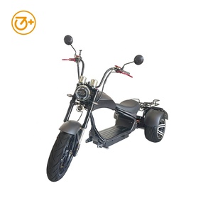 Scooter électrique de mobilité tout-terrain à <span class=keywords><strong>3</strong></span> <span class=keywords><strong>roues</strong></span> avec gros pneus Scooter <span class=keywords><strong>Chopper</strong></span> Citycoco électrique - Product Image 1