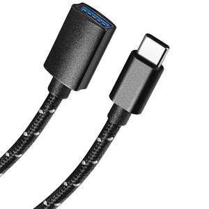 OTG <span class=keywords><strong>USB</strong></span>-C 3.1 Adaptateur <span class=keywords><strong>USB</strong></span> C Câble OTG Type-C Mâle <span class=keywords><strong>USB</strong></span> 3.0 Femelle Port Adaptateur <span class=keywords><strong>MacBook</strong></span> <span class=keywords><strong>Air</strong></span>/Pro Dell Chargement des téléphones mobiles - Product Image 3