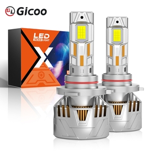 Phare LED GICOO X80 200W 6000K H1 H3 H4 H7 H11 9005 9006 CSP 200W 6000K - Product Image 3
