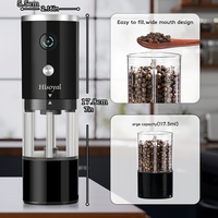 Gadgets de cuisine Moulin à sel et à poivre électrique Moulins à épices Moulin à sel et à poivre rechargeable de type C avec lumière LED