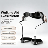 Exosquelette manuel d'assistance à la mobilité de l'articulation de la hanche, exosquelette de marche portable pour la rééducation des membres inférieurs (simple/double jambe)