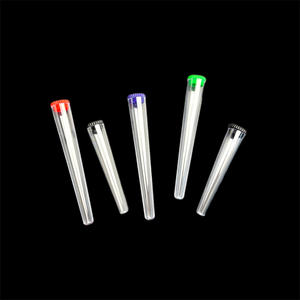 16*112mm konik şekli şeffaf plastik Pop Top tüp ile itme fiş çocuk dayanıklı konileri su geçirmez plastik koni tüp - Product Image 2