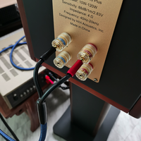 Câble audio haut de gamme pour amplificateurs de voiture, en cuivre pur OCC, avec fiches bananes plaquées or, idéal pour projecteurs et voitures