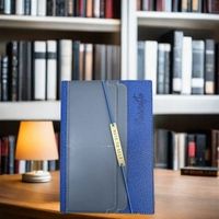 Carnet de notes A5 personnalisé en cuir PU avec reliure cousue, agenda professionnel à couverture rigide, avec élastique, pour usage quotidien au bureau, 80 pages