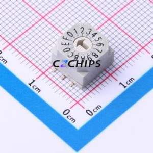 PER-16S Rotary Encoder Switch SMD Switch ( Number of Detents: 16 )( Encoding Type: True Code )( Operating Temperature: ) - Product Image 1