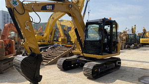 Mini-excavatrice hydraulique CAT 308E2 d'occasion 8 tonnes, multi-modes, pour l'entretien des canaux d'irrigation agricoles et la démolition de structures - Product Image 5