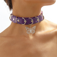 Punk Sexy clavicule collier collier Cosplay Goth bijoux femmes doux Cool Y2K métal gland tour de cou