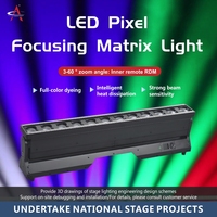 Barra de Luces Móviles con Zoom RGBW de 12 Ojos Pixel 3-60 °   Control LED Individual de Rotación del Eje Y para Discotecas y Clubs