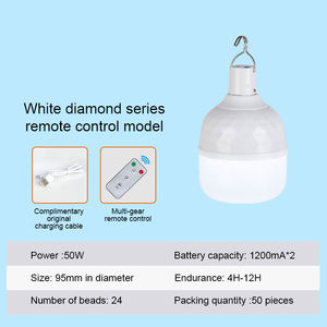 Luz de Emergencia Recargable Portátil con Clasificación IP65, de Plástico, para Uso en Exteriores - Product Image 4