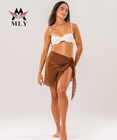 MLY OEM Nieuwe Stijl Dames Zwempak Tweedelig Bikini Set Sexy Op Maat Effen Kleur Zwemkleding & Strandkleding Op Maat