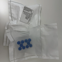 Flacon en verre pharmaceutique ISO15378 de 3 ml, flacons stériles avec bouchons en caoutchouc