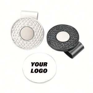 Juego de Marcador de Pelota de Golf Personalizado con Nombre y Foto, Clip para Gorra, Sublimación en Blanco, 1'' 25mm - Product Image 2