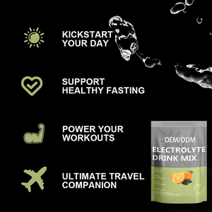 Paquetes de Electrolitos Veganos Portátiles OEM, Hidratación Rápida, Apoyo al Equilibrio de Electrolitos para Adultos, Suplemento Deportivo - Product Image 5