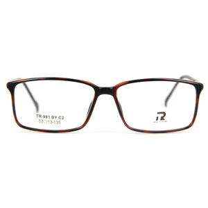 メンズ長方形の目の形をしたメタルテンプル付きメガネは、ファッショナブルなTR90光学眼鏡の第カスタマイズされたロゴ弾です。 - Product Image 5