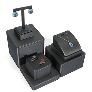 Exhibidores de Joyería Personalizados DIGU, Exhibidores de Aretes, Anillos y Collares, Exhibidores de Joyería de Cuero PU con Ventana, Bandeja de Joyería de Lujo, Juego de Exhibidores de Joyería - Product Image 6