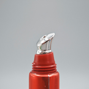 Tubo Exprimible para Crema de Ojos Rojo D19mm ABL, Envase Cosmético para Bálsamo Labial con Punta Masajeadora de Aleación de Zinc - Product Image 2