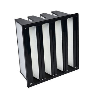 Venta al por mayor: Nuevo filtro HEPA H14 ABS Media V-bank para purificador de aire, tipo caja, con filtro de flujo de aire y filtro HEPA auténtico - Product Image 6