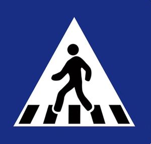Yüksek kaliteli açık Led sarı yuvarlak ve üçgen çapı uluslararası özel trafik uyarı işaretleri - Product Image 3