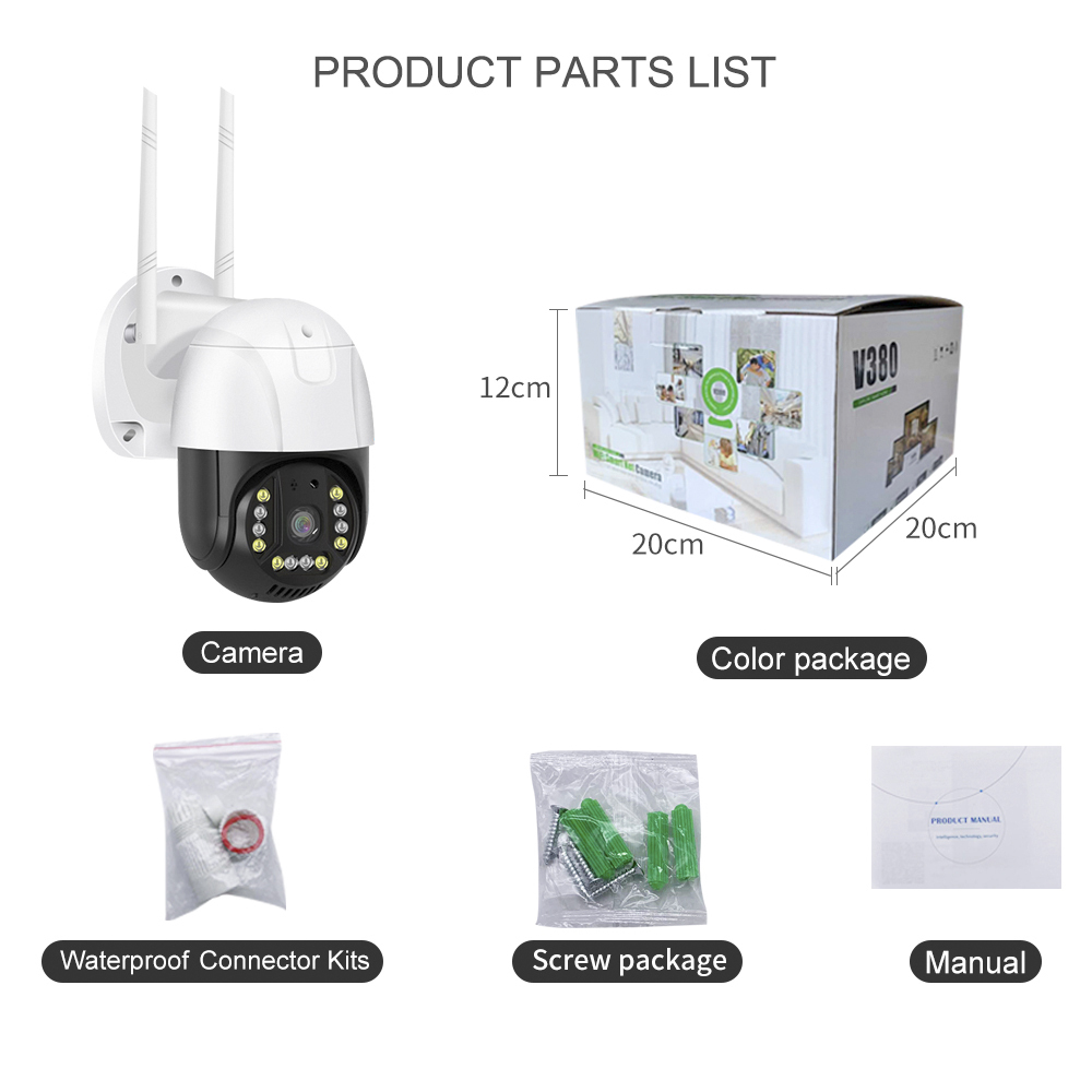 Telecamera Sicurezza WiFi Interna - Visione Notturna 1080P - Rilevamento Movimento E Audio Bidirezionale