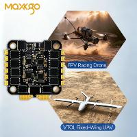 Contrôleur de moteur brushless MAXKGO AM32 4-en-1 ESC 80A 4S à 8S avec télémétrie pour drone FPV de course et freestyle 5 pouces