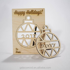 Cartolina in legno tagliata al <span class=keywords><strong>Laser</strong></span> dal design unico personalizzato - Product Image 2